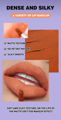 6-Piece Waterproof Velvet Matte Liquid Lipstick Set