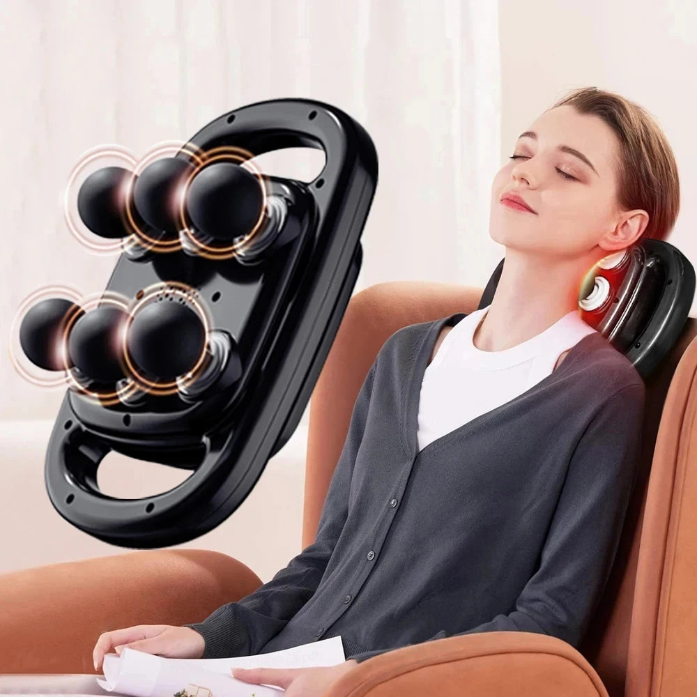 6-Head Deep Tissue Percussion Muscle Massage Gun - 2