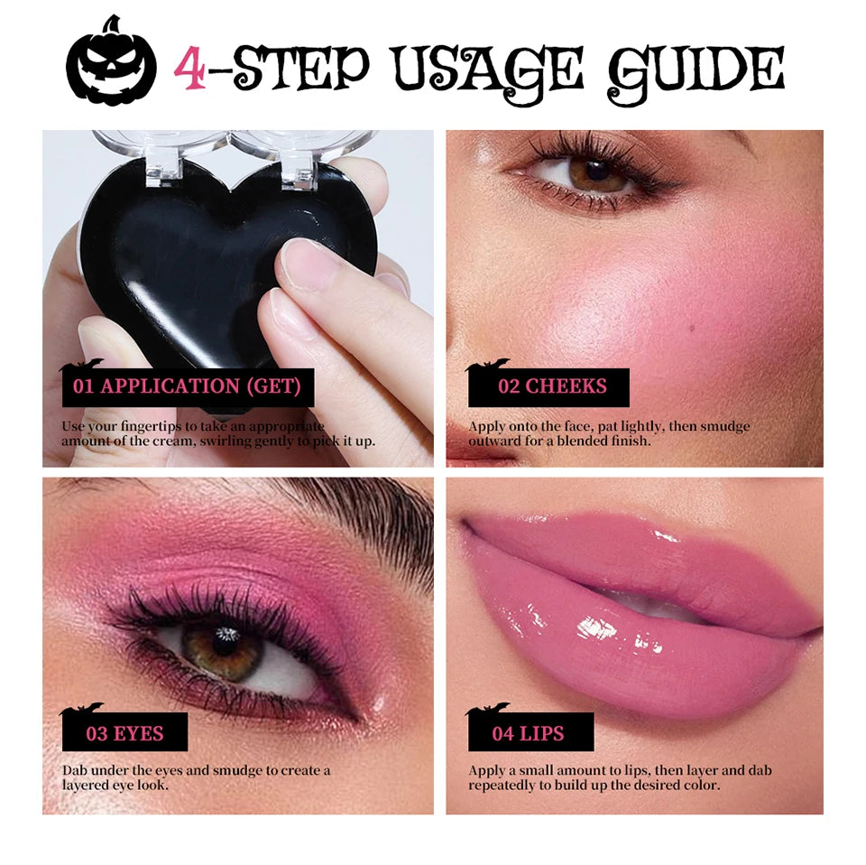 Color Changing PH Magic Cream Blush for Cheeks and Lips - 13