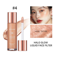 Liquid Glow Face Filter Highlighter for Dewy Skin
