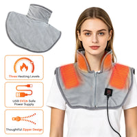 Electric Heated Shoulder and Neck Relief Shawl