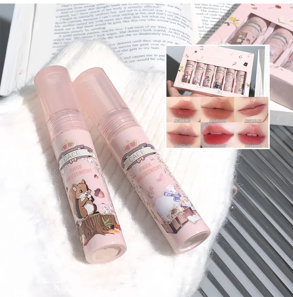 Matte Liquid Lipstick Set for Long-Lasting Waterproof Wear - 13