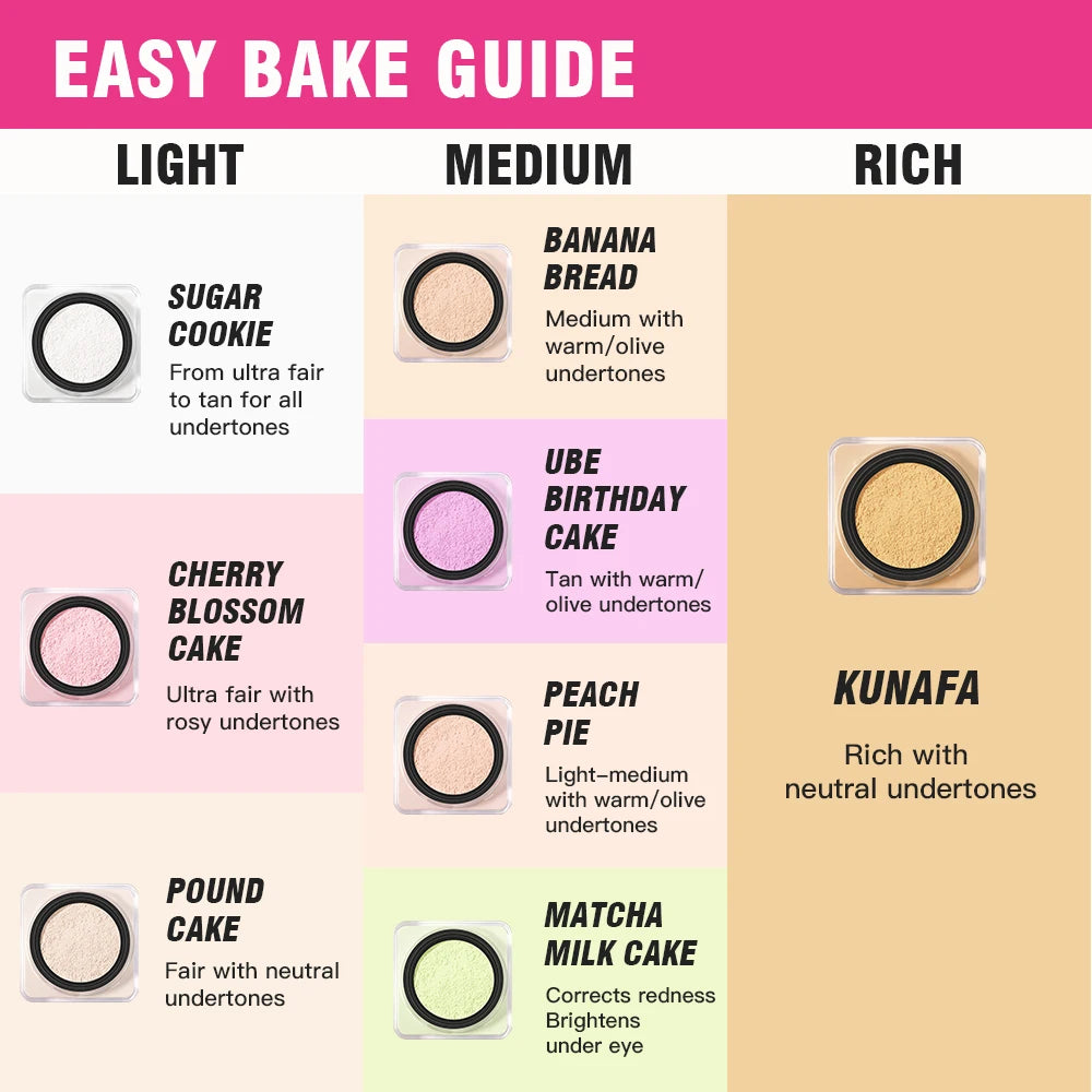 Matte Loose Baking and Setting Powder - 10