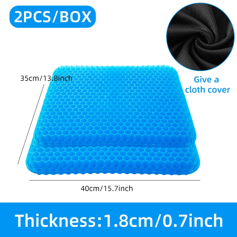 Honeycomb Gel Seat Cushion for Pressure Relief and Posture - 18