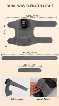 3-in-1 Cordless Vibration Knee Massager for Joint Pain Relief