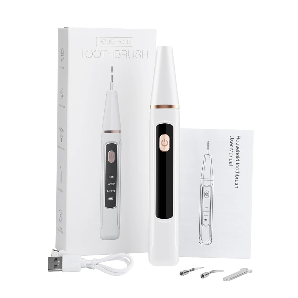 Electric Ultrasonic Teeth Tartar and Plaque Remover - 17