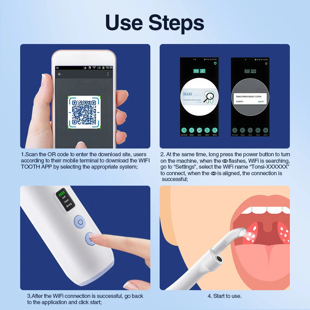 HD Visual Tonsil Stone Remover Vacuum - 13