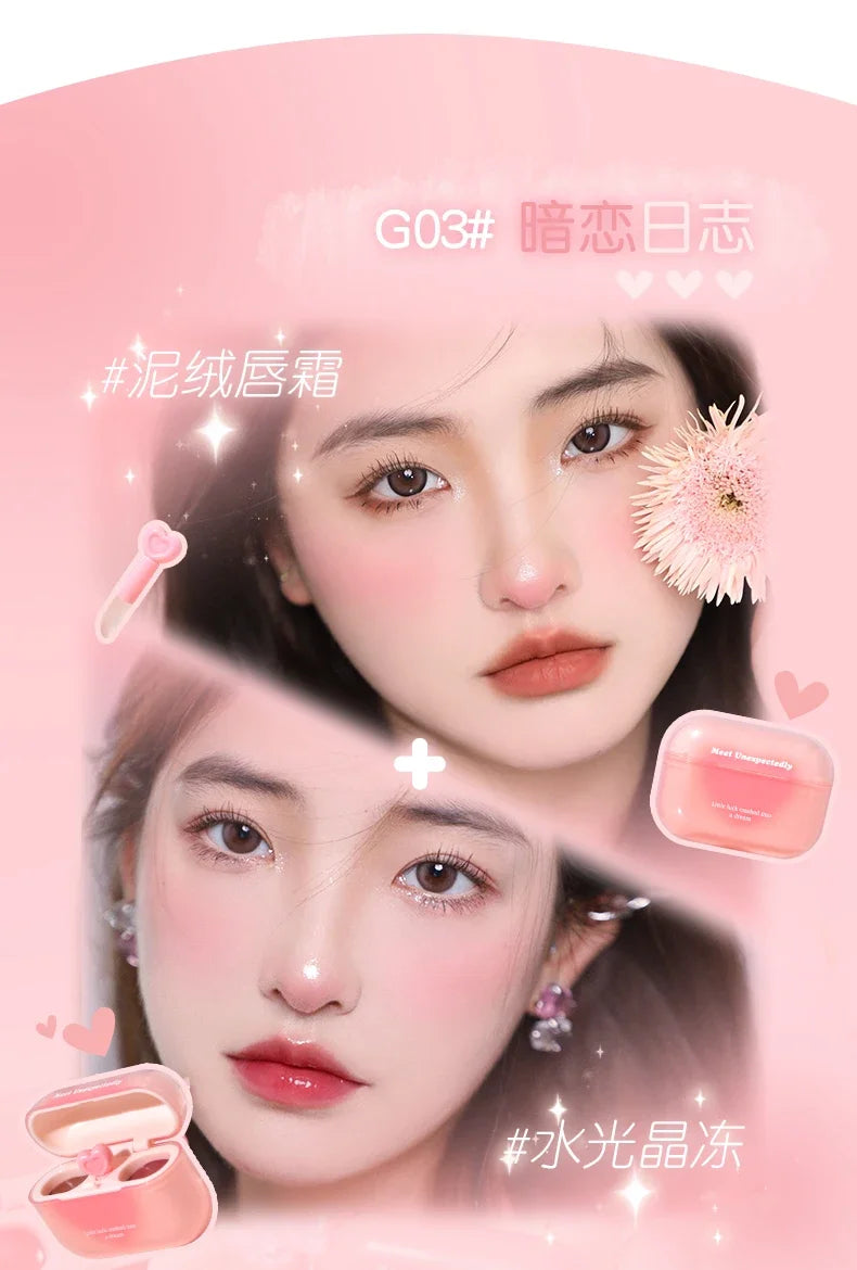 2-in-1 Dual Shade Mirror Finish Lip Gloss - 18