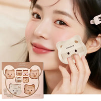 Cute Bear Makeup Powder Puff Set for Flawless Application