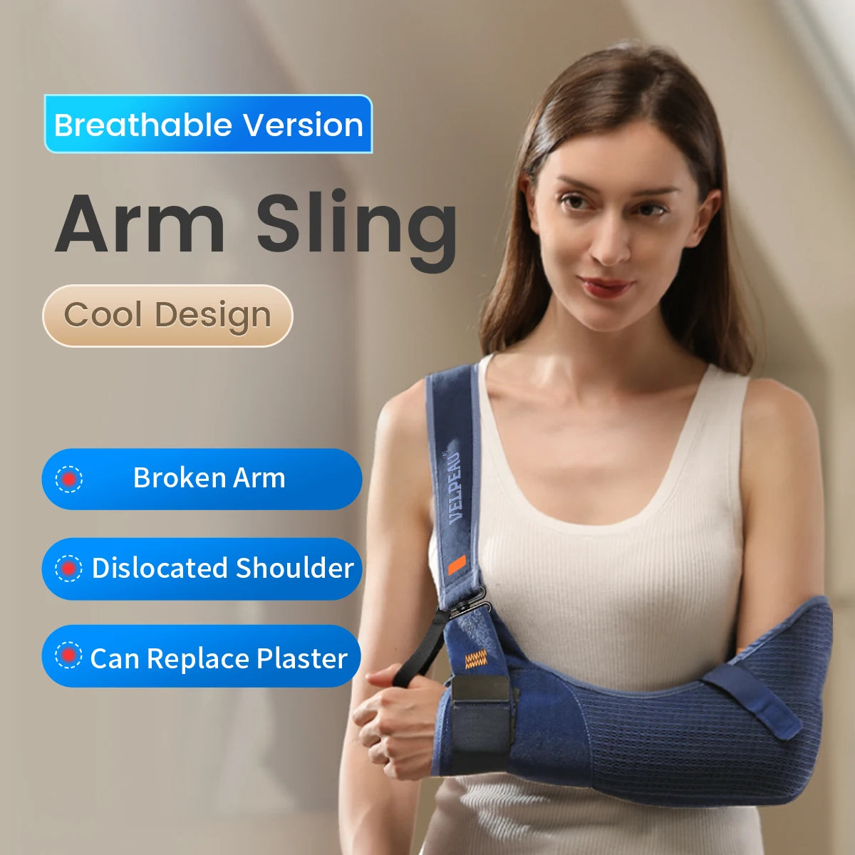 Adjustable Arm Sling for Shoulder and Elbow Injury Recovery - 8