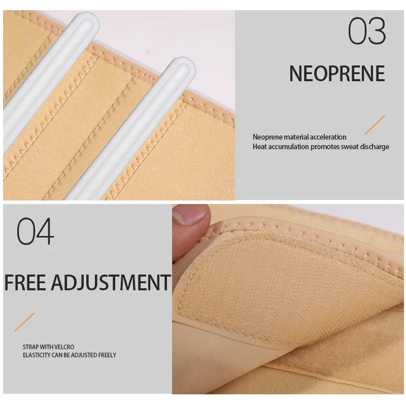 Adjustable Neoprene Waist Trimmer and Lumbar Support Belt - 6