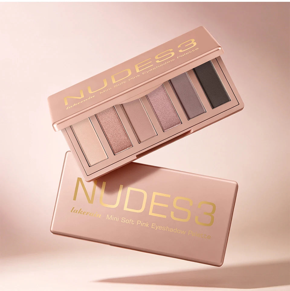 6-Color Rosy Neutral Eyeshadow Palette - 18