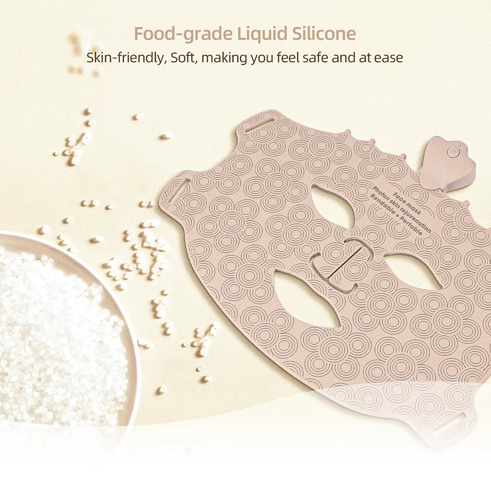 7-Color LED Photon Therapy Silicone Facial Mask - 20
