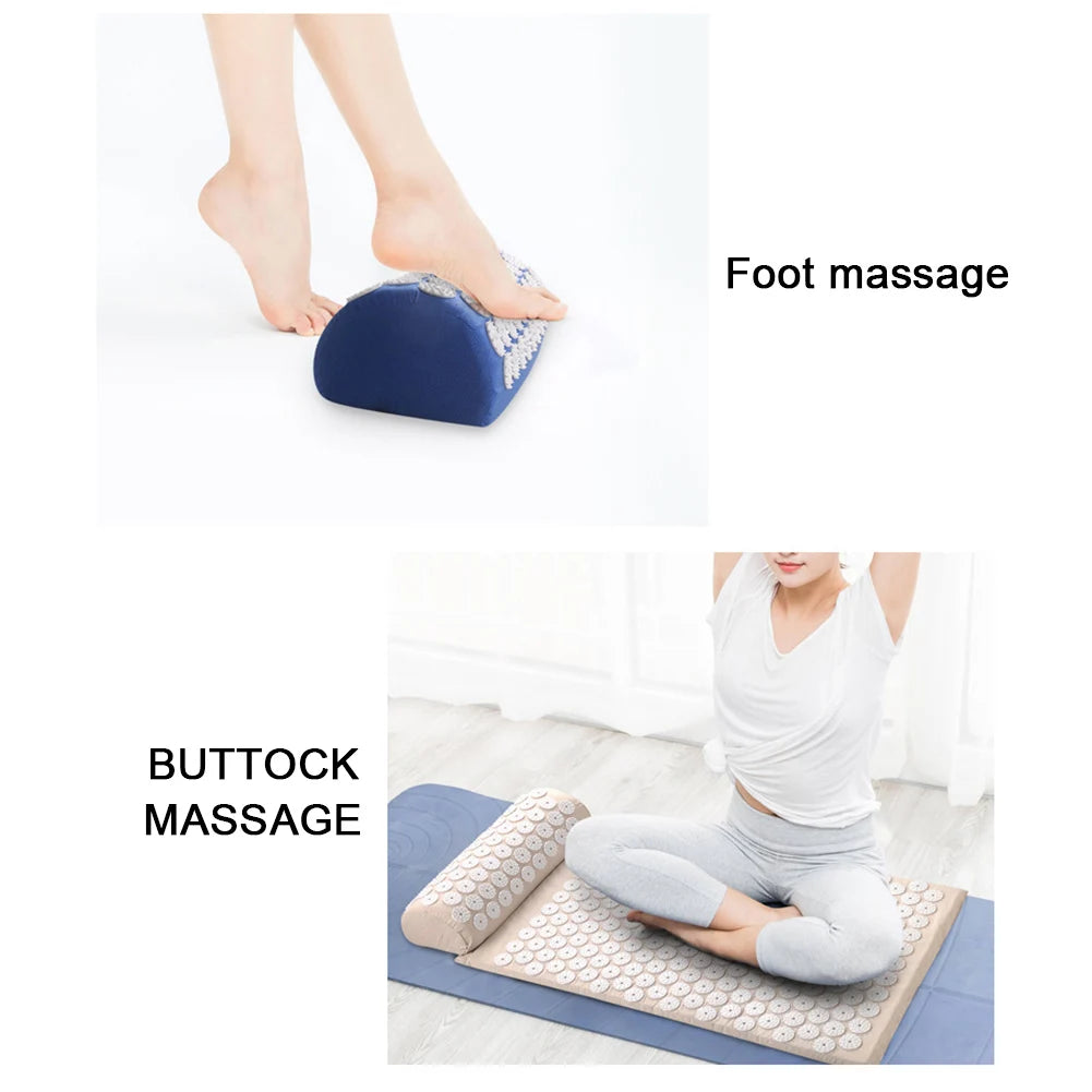 Acupressure Mat and Pillow Set for Muscle Pain Relief - 7