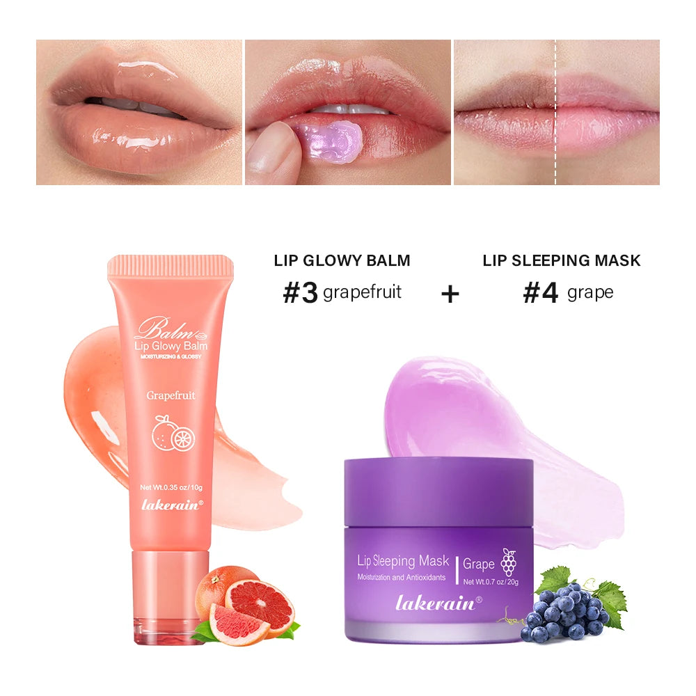 Moisturizing Lip Balm and Sleeping Mask Set for Hydrated Lips - 25