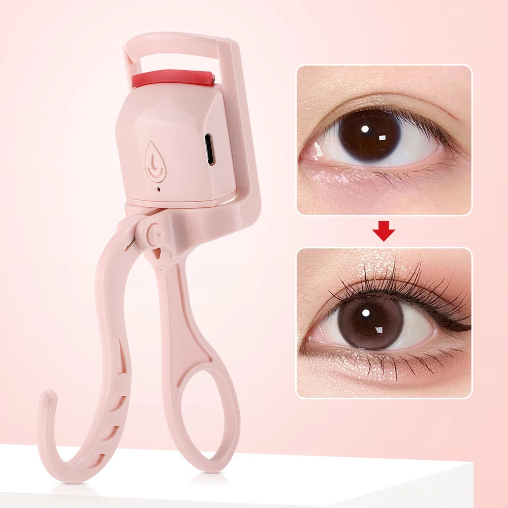 Heated Electric Eyelash Curler for Long-Lasting Natural Curls - 4