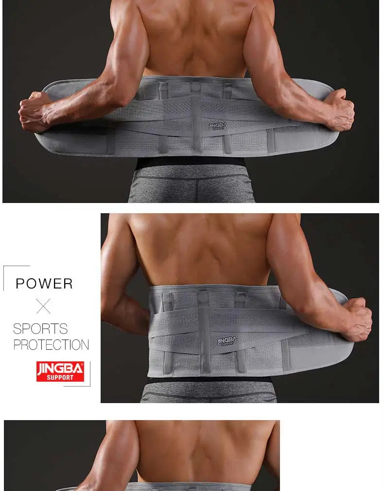 Adjustable Lumbar Support Belt for Back Pain and Fitness - 18