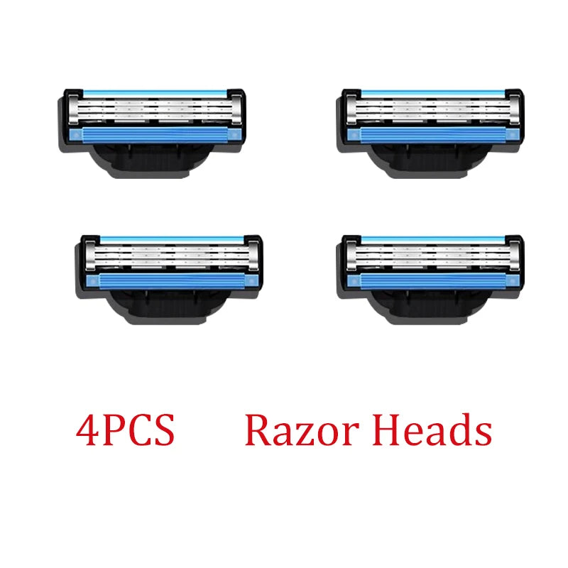 3-Blade Manual Shaving Razor for Men - 14