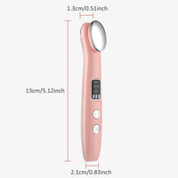 Heated Vibration Eye Massager Wand for Dark Circles and Puffiness