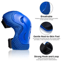 Kids Protective Helmet and Safety Gear Set for Sports
