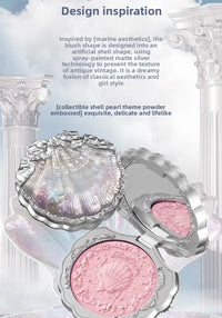 Silk Satin Powder Blush in Seashell Compact