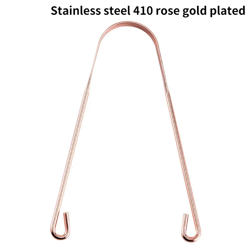 Pure Copper Tongue Scraper for Fresh Breath - 12