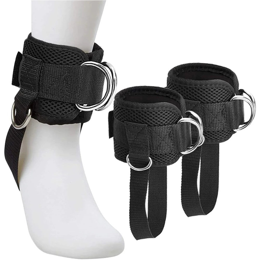Adjustable Ankle Straps for Cable Machine Kickbacks - 8