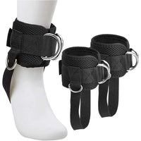 Adjustable Ankle Straps for Cable Machine Kickbacks