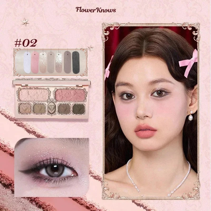 5-Color Shimmer and Matte Eyeshadow Palette - 35