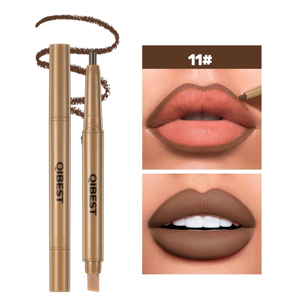 2-in-1 Matte Lip Liner and Precision Blending Brush - 27