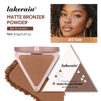 Matte Bronzer Powder for Face Contouring and Shading
