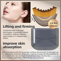 Lymphatic Face Contour Brush for Sculpting and Depuffing