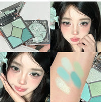 5-Color Shimmer and Matte Eyeshadow Palette
