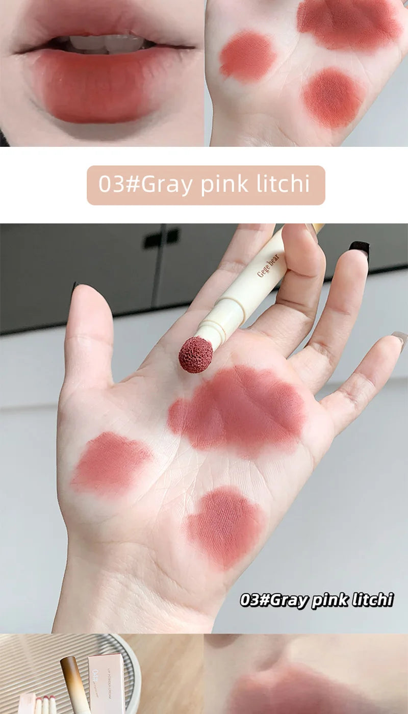 Velvet Matte Lip Powder Cream for Long-Lasting Soft Finish - 14
