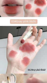 Velvet Matte Lip Powder Cream for Long-Lasting Soft Finish