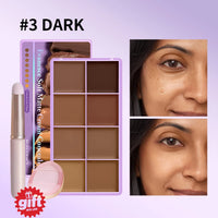 8-Color Professional Cream Concealer and Contouring Palette