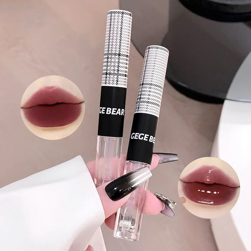 Dual-Ended Water-Matte Lip Tint and Gloss - 4