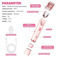 2-in-1 Waterproof Electric Bikini and Body Trimmer