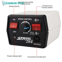 Professional 35,000 RPM Electric Micro Motor for Jewelry and Dental