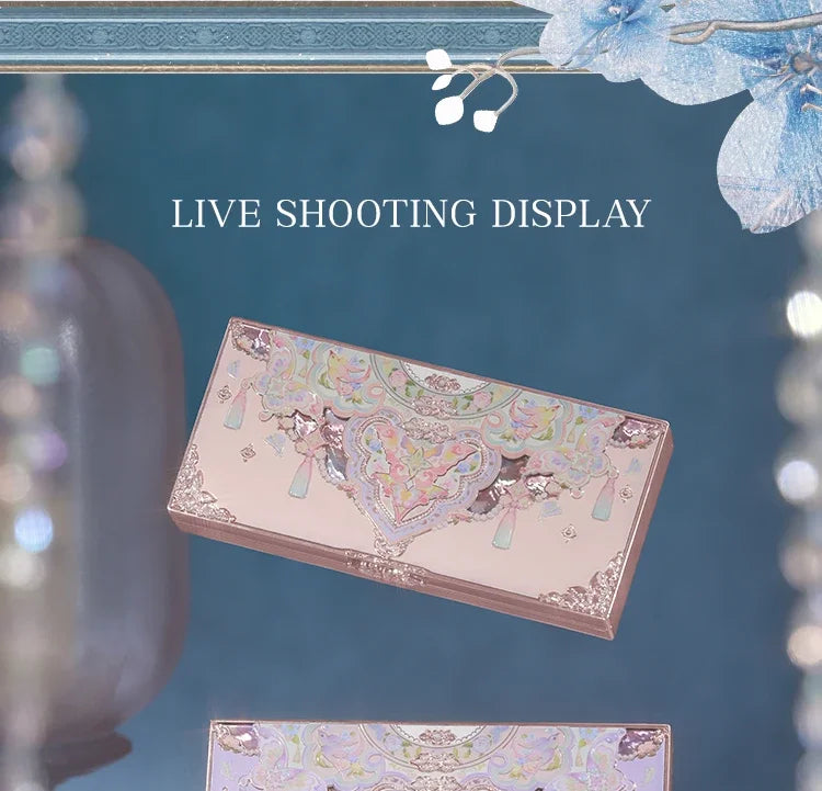 6-Color Butterfly Embossed Eyeshadow Palette - 23