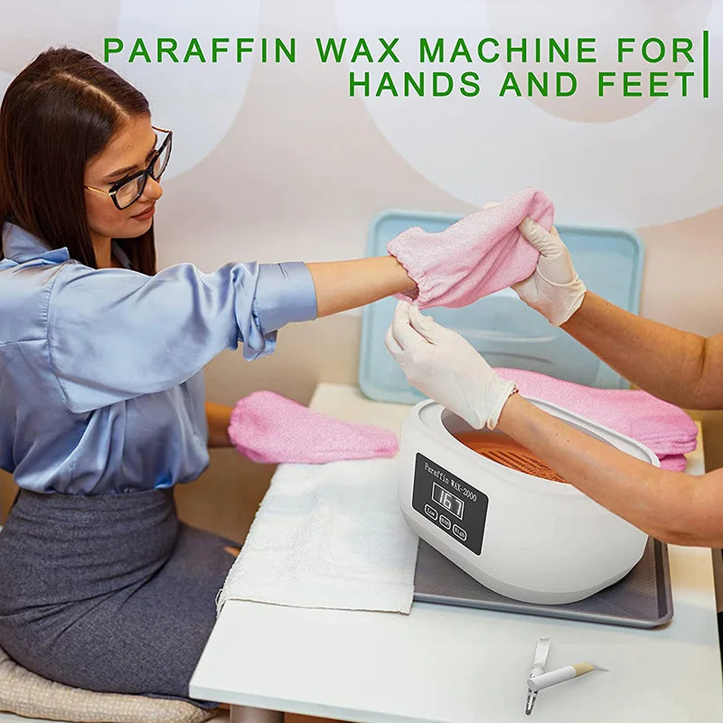 Professional Paraffin Wax Bath Warmer for Hand and Foot Spa - 7