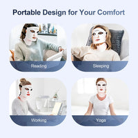 7-Color LED Photon Therapy Mask for Face and Neck