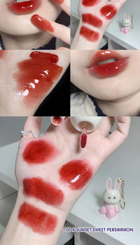 Hydrating Bunny Keychain Glossy Lip Lacquer