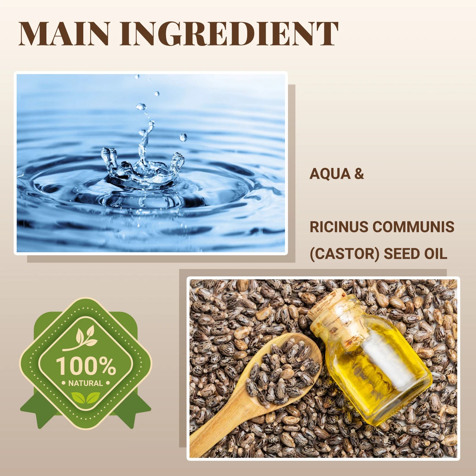 Pure Castor Oil for Hair Growth and Eyelash Conditioning - 4