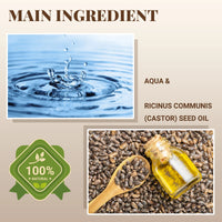 Pure Castor Oil for Hair Growth and Eyelash Conditioning