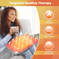 Electric Heated Lumbar Support Belt for Back Pain