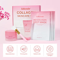 Collagen Hydrating Face Skincare Set for Radiant Skin