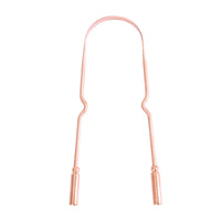 Copper U-Shaped Tongue Scraper for Fresh Breath