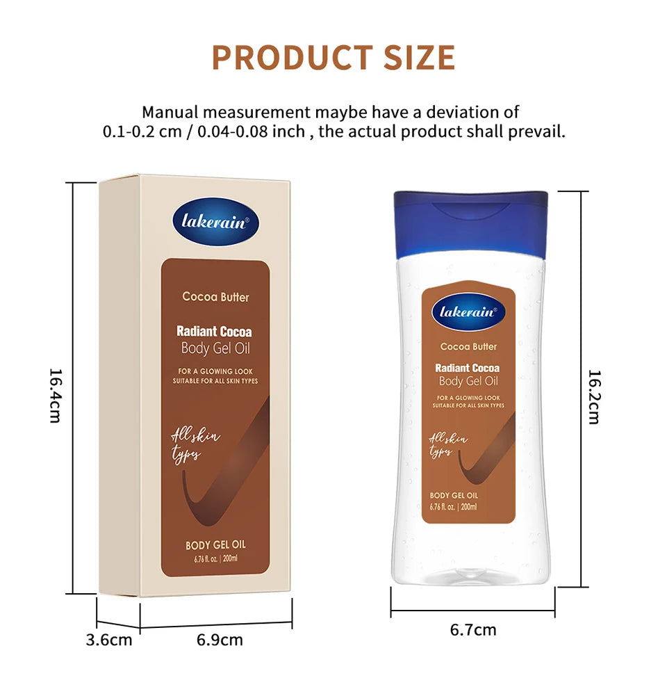 Radiant Cocoa Body Oil Gel for Glowing Hydrated Skin - 16