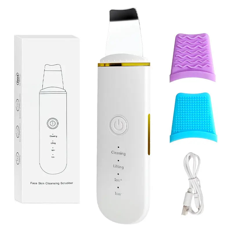 Ultrasonic Facial Skin Scrubber and Pore Cleaner - 15
